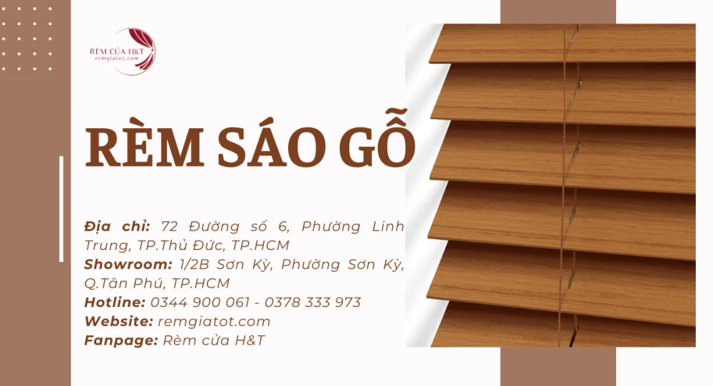 Rèm sáo gỗ từ lâu đã trở thành lựa chọn ưu tiên